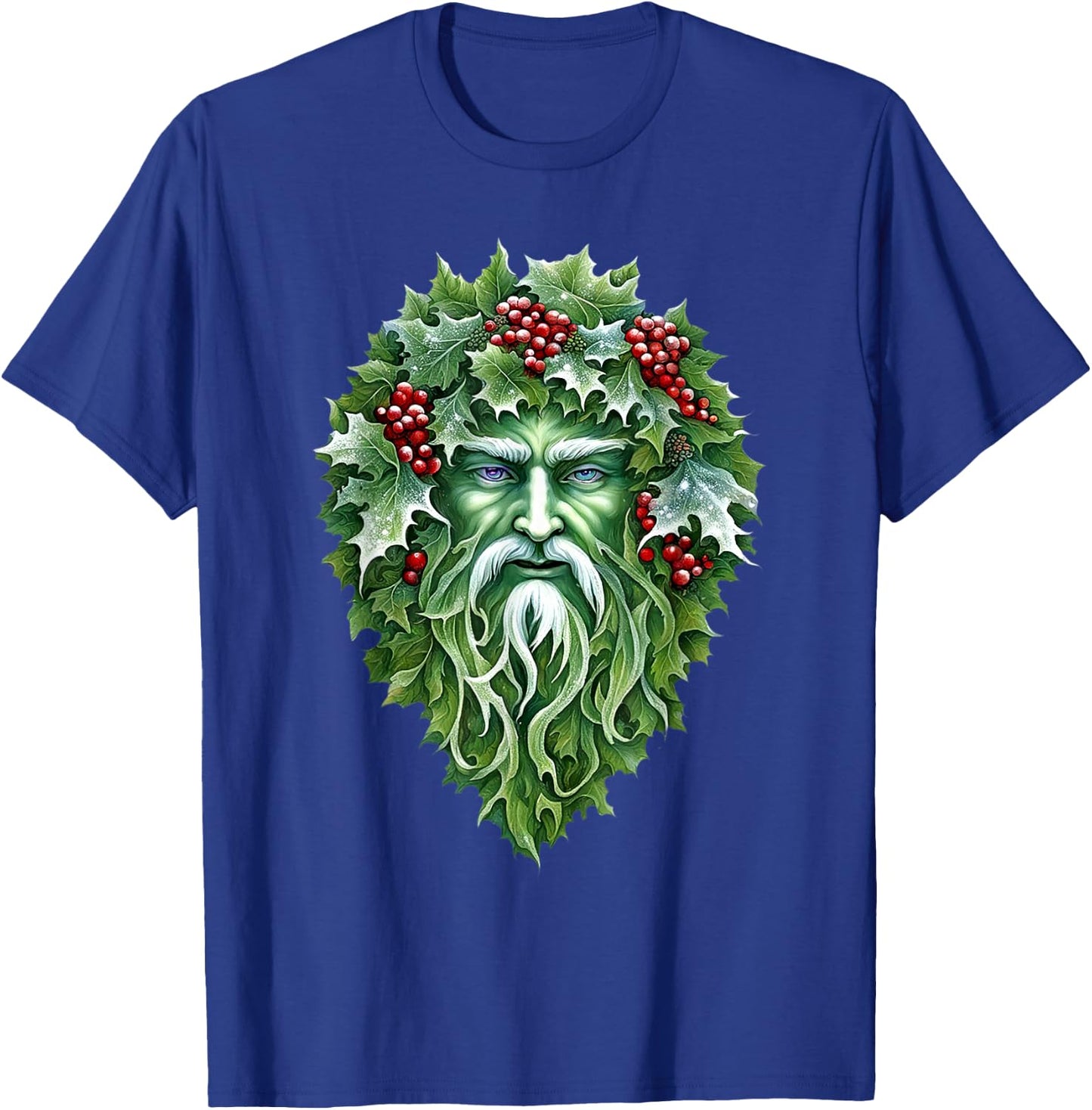 Yule Holly King Green T-Shirt - T-Shirt | Royal