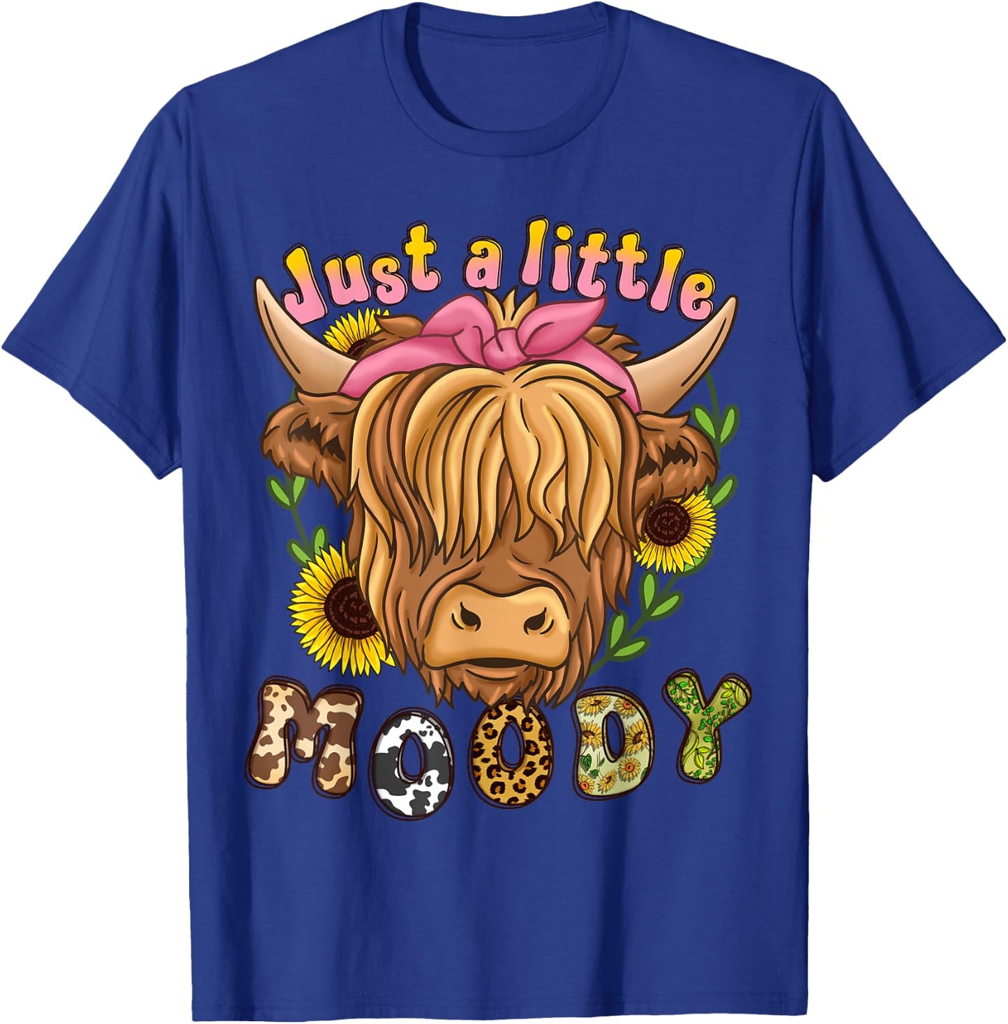 Highland Cow Scottish Highland Cow T-Shirt - T-Shirt | Royal
