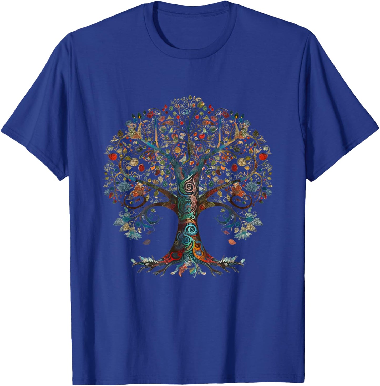 Colorful Tree of Life: The Wonders of Nature T-Shirt - T-Shirt | Royal