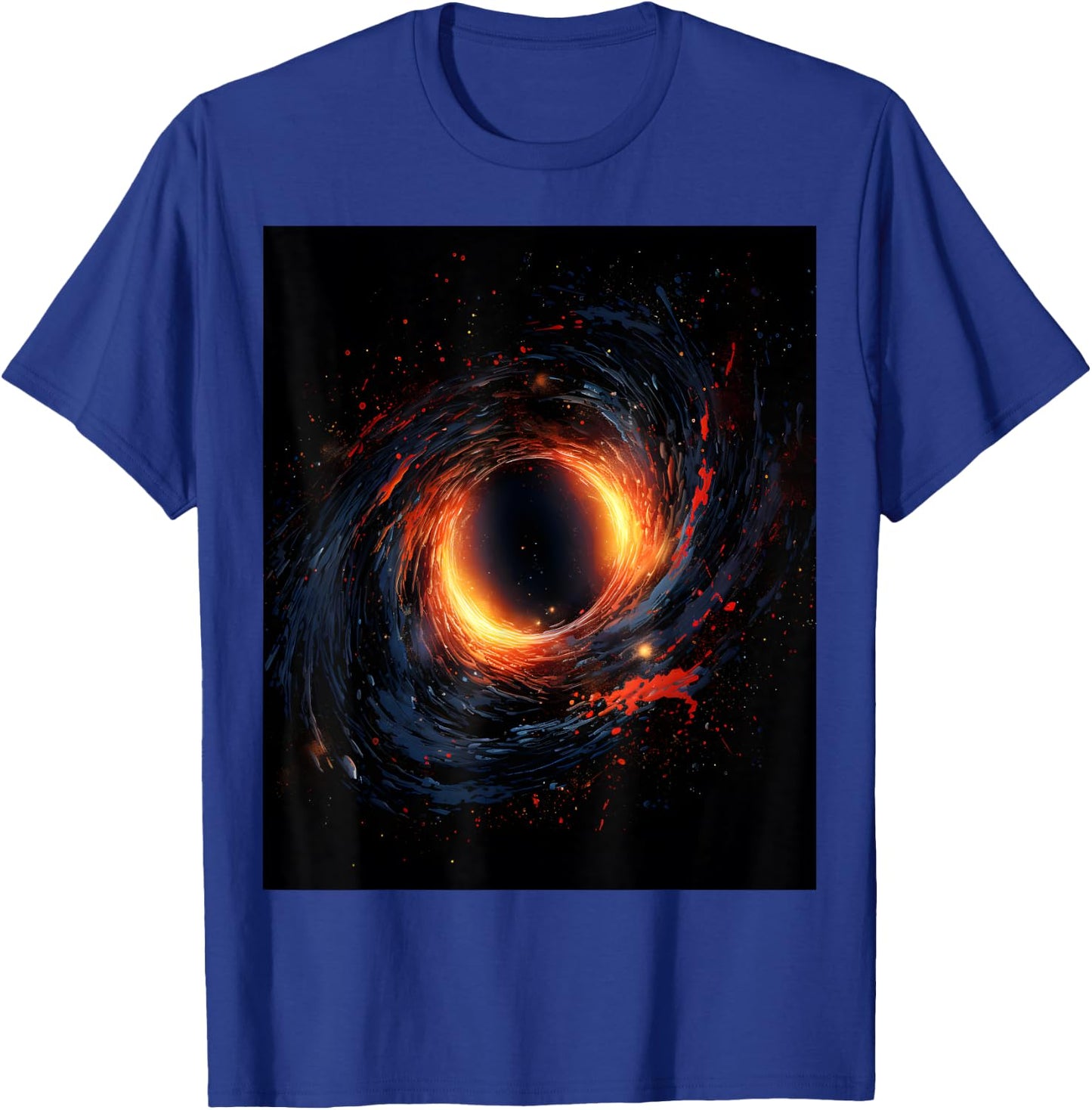 Blackhole in Deep Space T-Shirt - T-Shirt | Royal