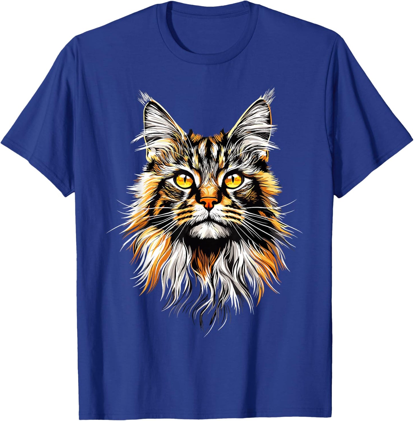 Maine Coon Cat Cat Lover Maine Coon Soft , Black, S T-Shirt - T-Shirt | Royal