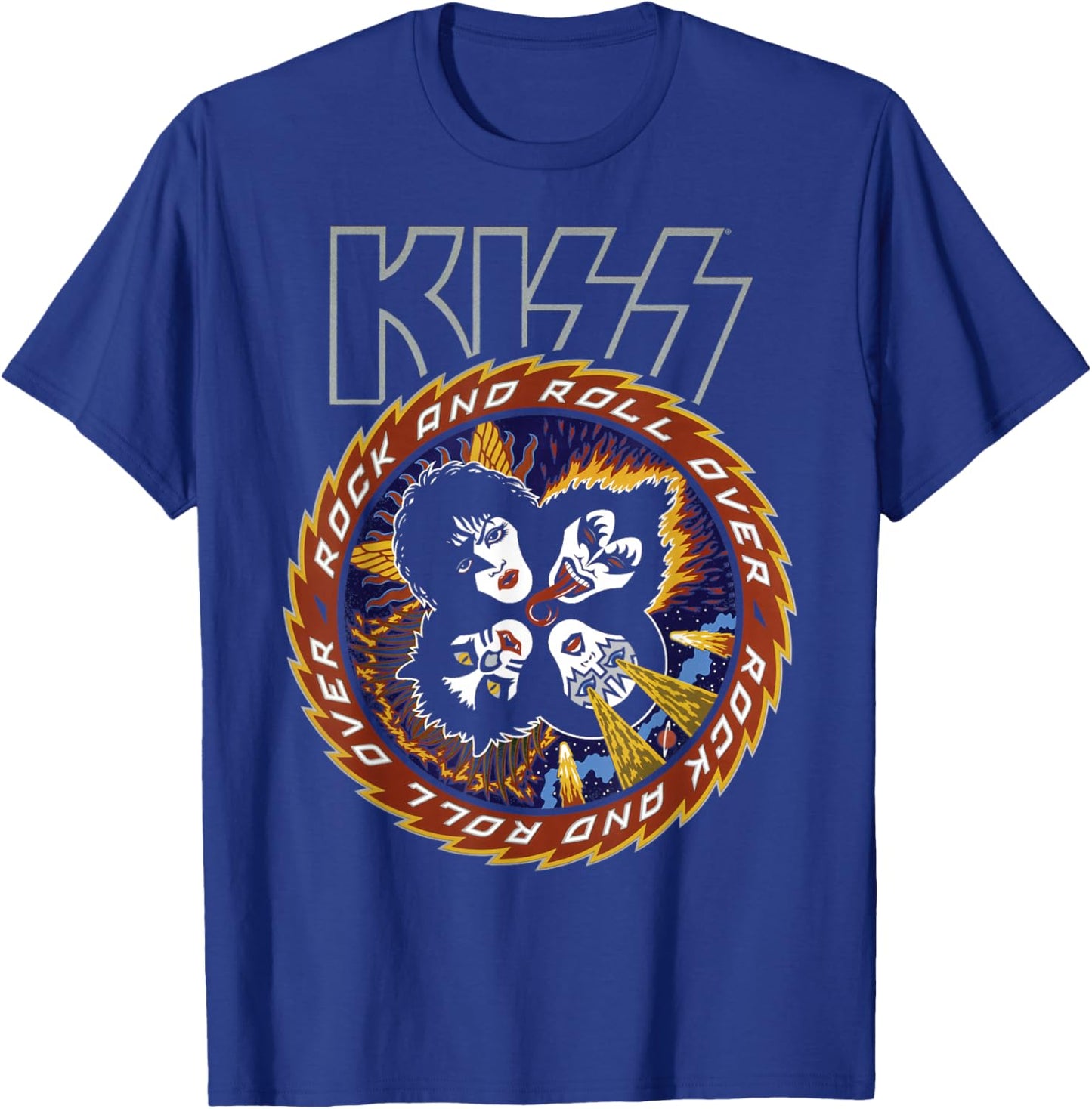 KISS - Roll Over T-Shirt - T-Shirt | Royal