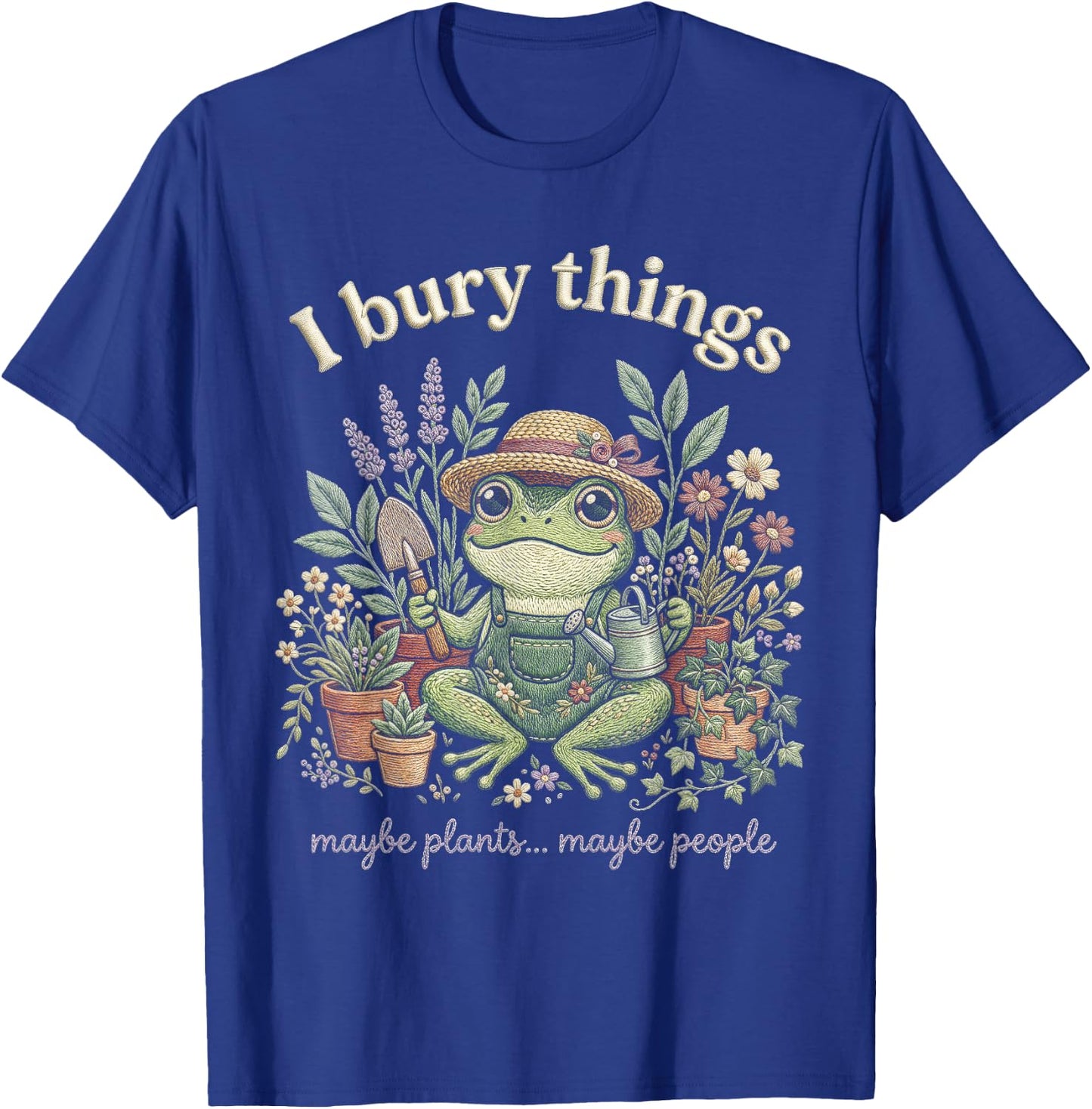 Jardinier Grenouille Botanique Sarcasme T-Shirt - T-Shirt | Royal