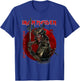 Iron Maiden Circle Red Senjutsu Eddie T-Shirt - T-Shirt | Royal