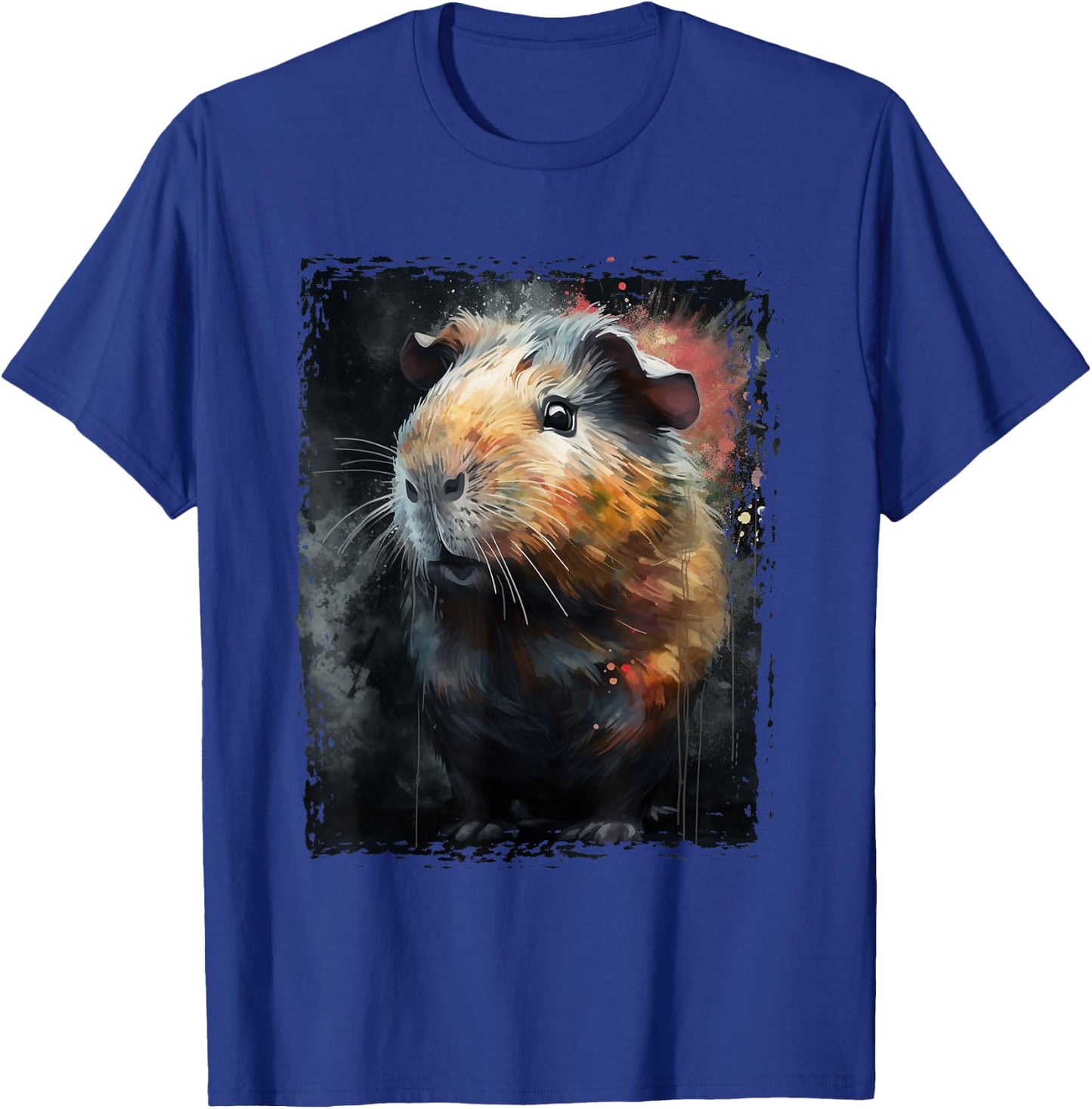 Guinea Pig Shirt Furry Potato Watercolor Guinea Pig Funny T-Shirt - T-Shirt | Royal