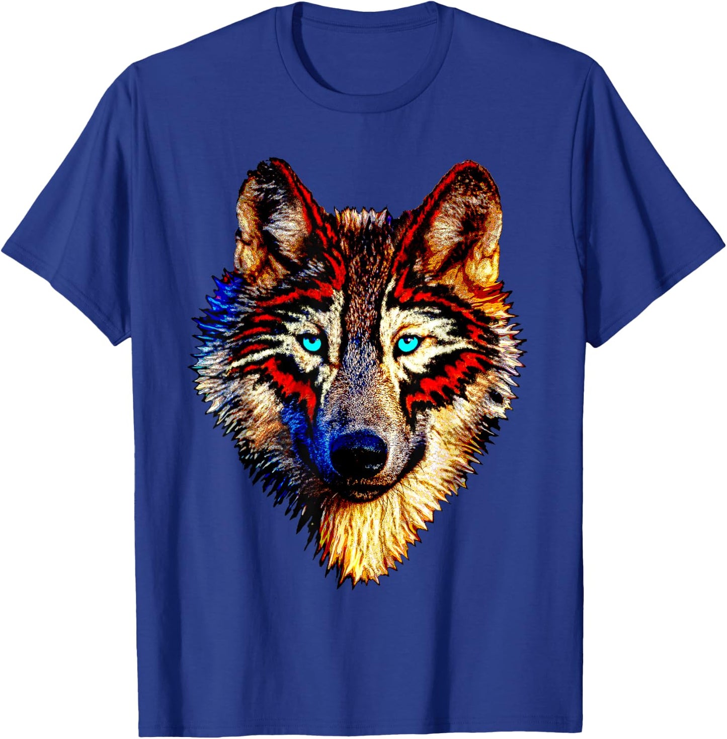 Wolf Spirit Animal Sacred Shaman Native American Clan Gift T-Shirt - T-Shirt | Royal