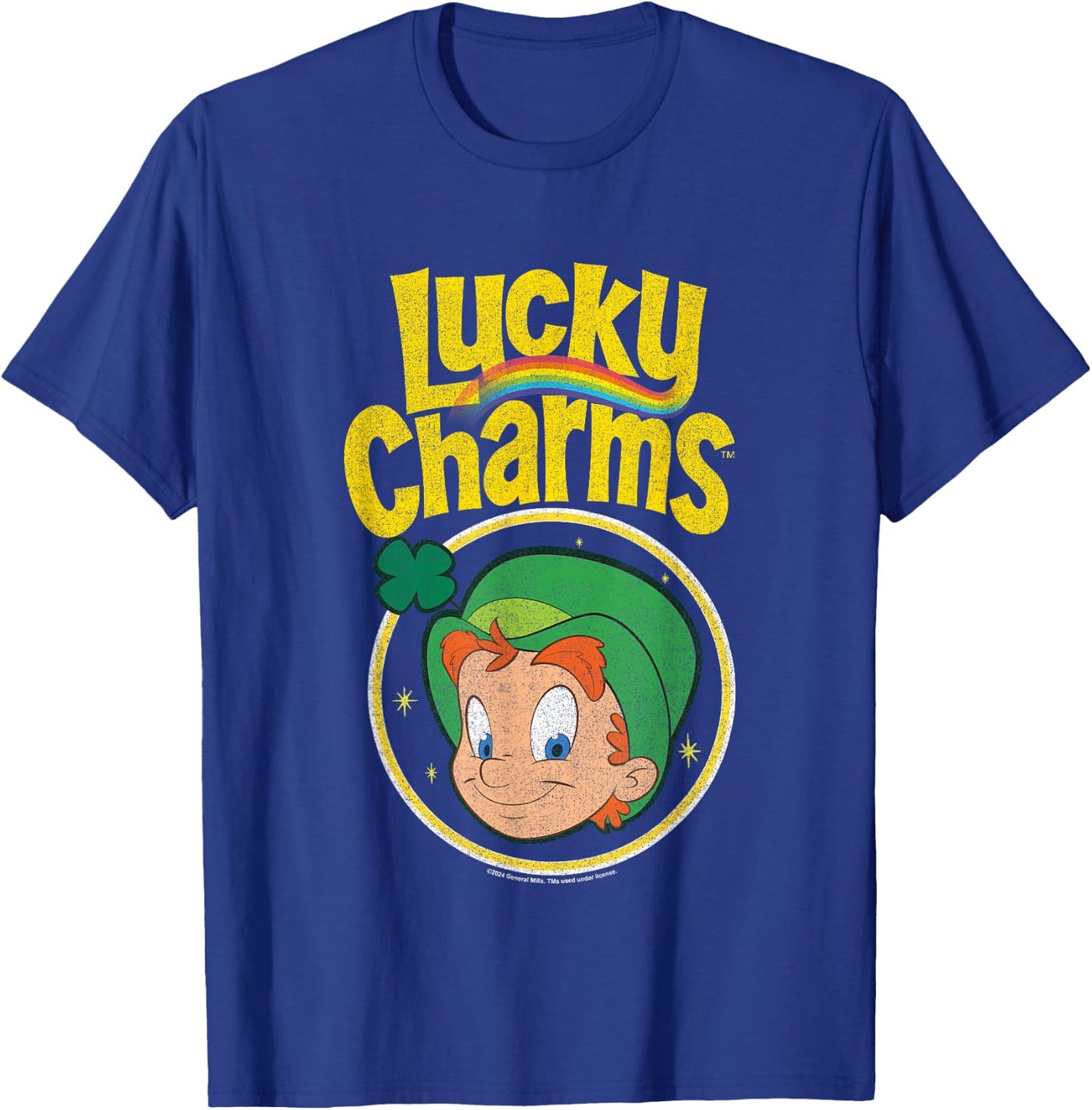 Lucky Charms Classic Cereal Icon T-Shirt - T-Shirt | Royal