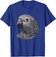 Timneh African Grey Round Image T-Shirt - T-Shirt | Royal