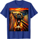 Expressionist Artsy Mastiff Dog | Artistic Mastiff T-Shirt - T-Shirt | Royal