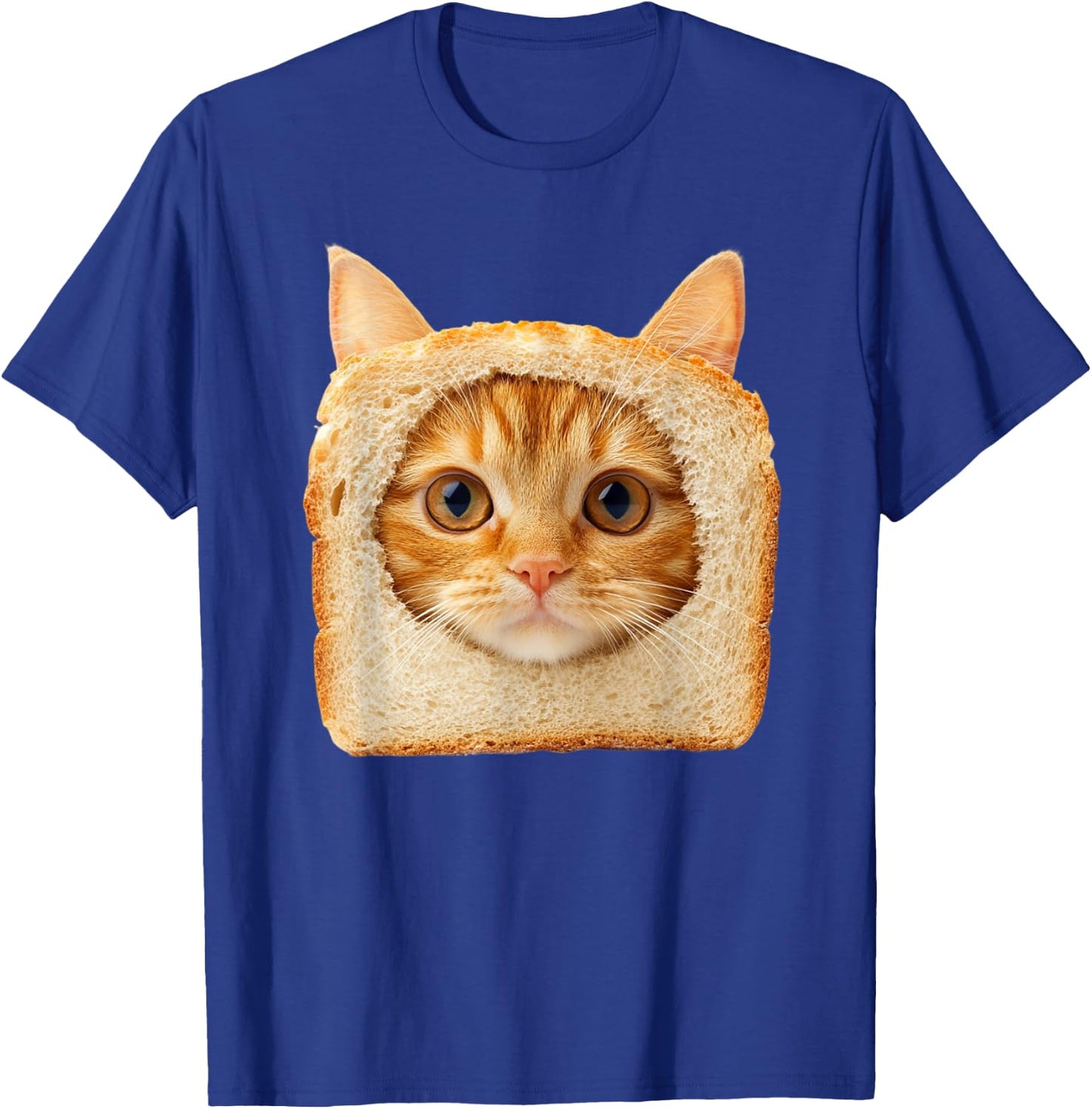 Funny Ginger Cat Bread Men Women Kids T-Shirt - T-Shirt | Royal