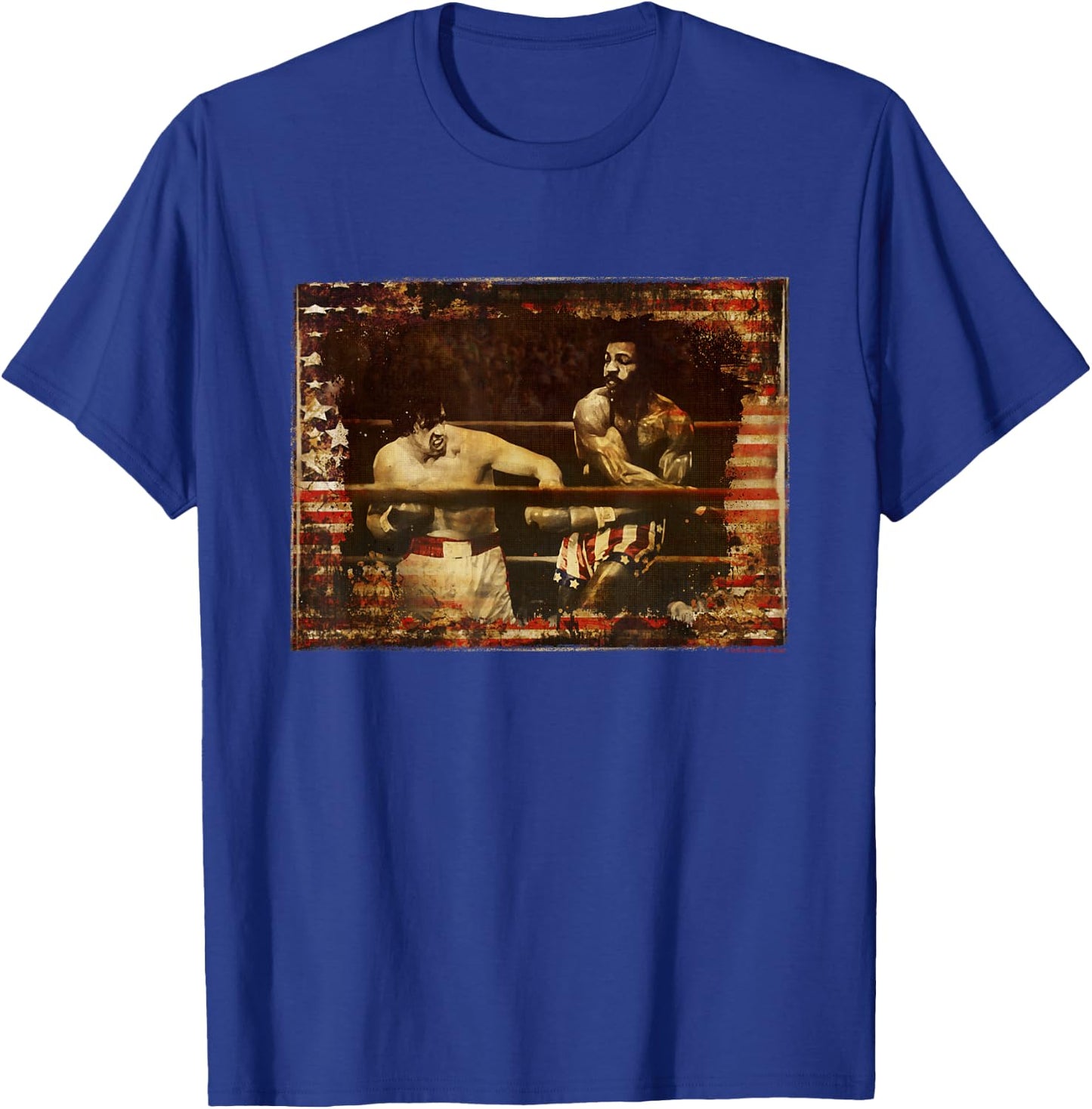 Rocky Apollo Creed Upper Hand T-Shirt - T-Shirt | Royal