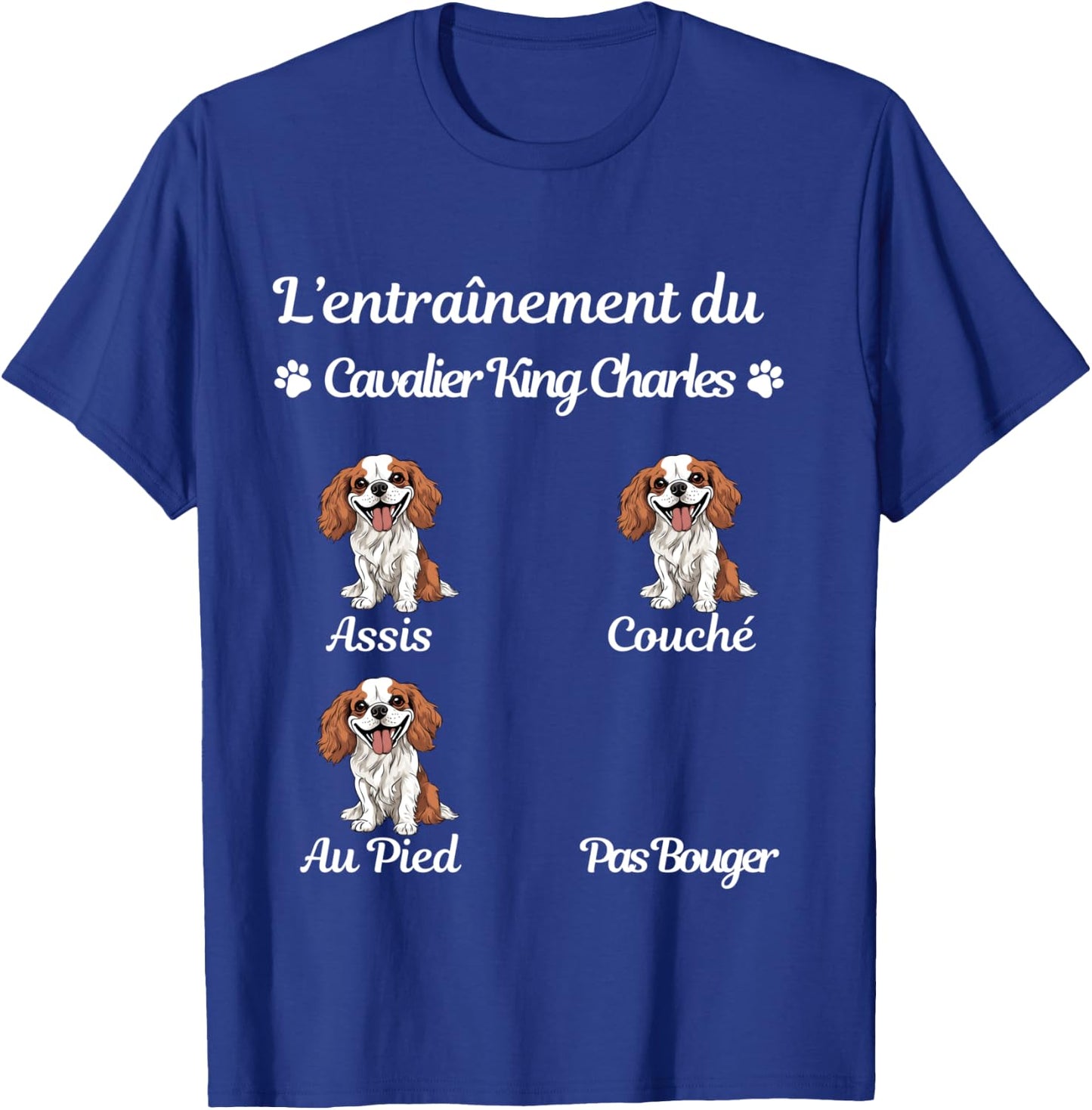 Cavalier King Charles Humour Woman Cavalier King Charles T-Shirt - T-Shirt | Royal