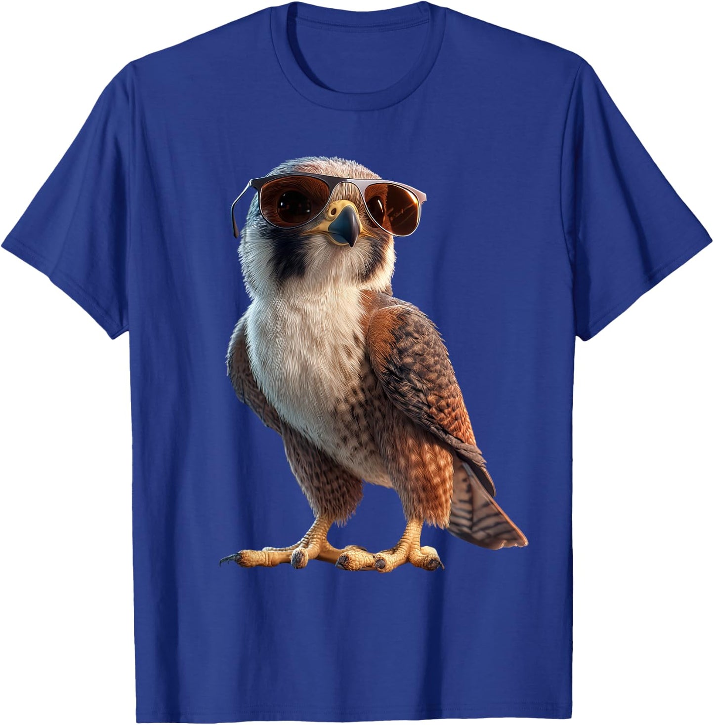 Falcon Kestrel Falcons Hunting Peregrine Birds Falconry T-Shirt - T-Shirt | Royal