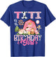 Titi Of The Birthday Girl Pink Farm Cow First Birthday T-Shirt - T-Shirt | Royal
