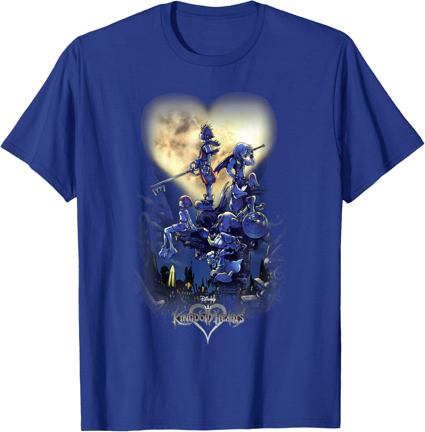 Disney Kingdom Hearts Group Shot Logo T-Shirt - T-Shirt | Royal