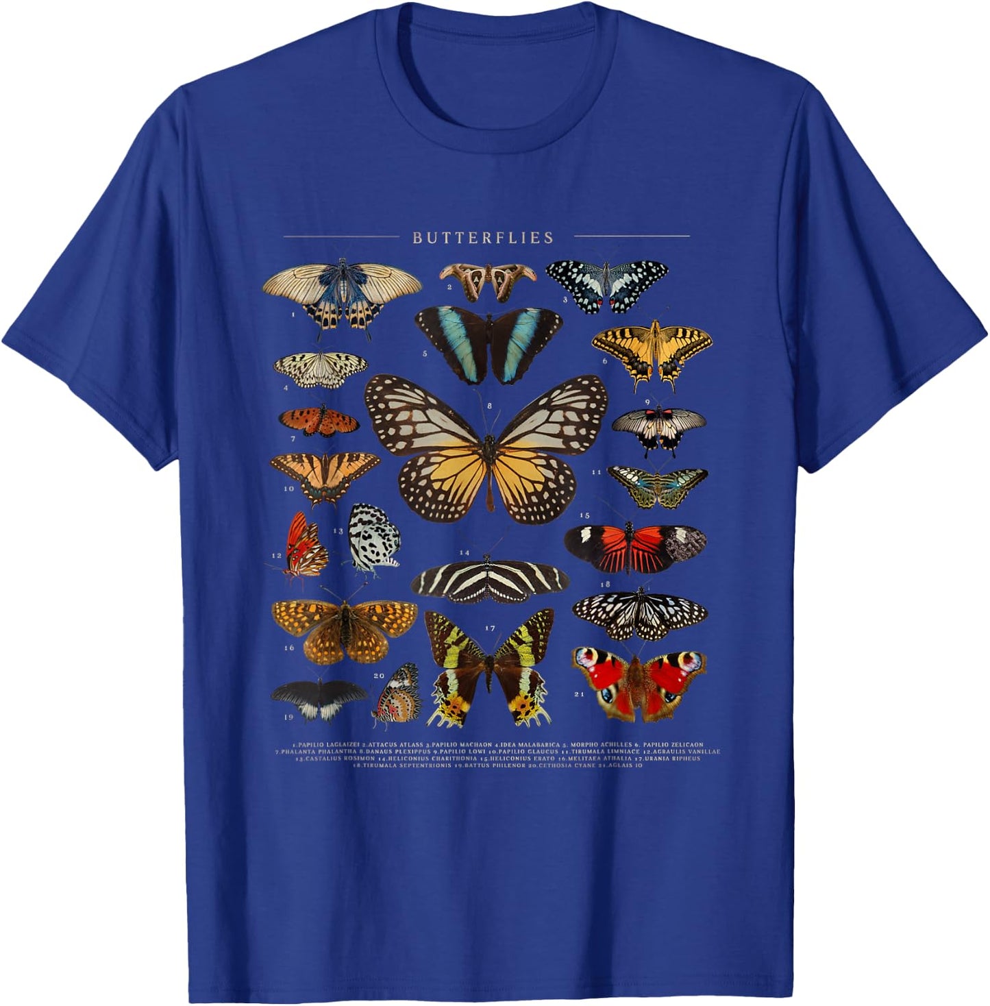 Butterfly Monarch Butterflies Colorful T-Shirt - T-Shirt | Royal