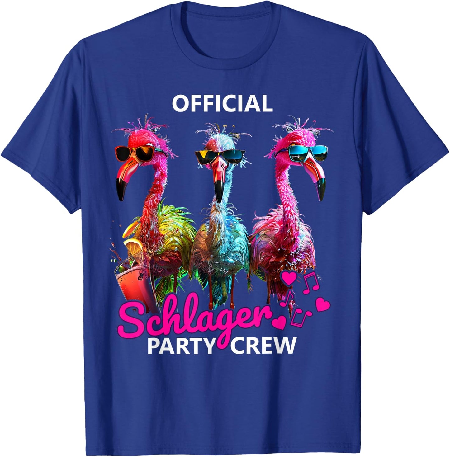Official Schlager Party Crew , black T-Shirt - T-Shirt | Royal