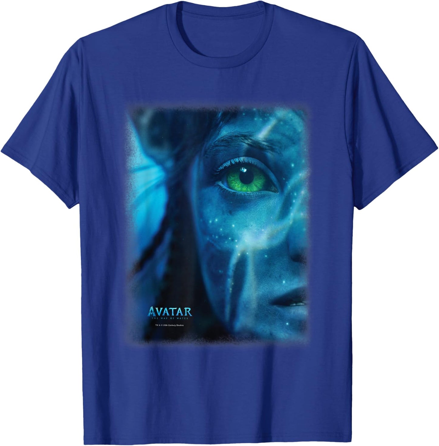 Avatar: The Way of Water Neytiri Na'vi Underwater Half Face , black T-Shirt - T-Shirt | Royal