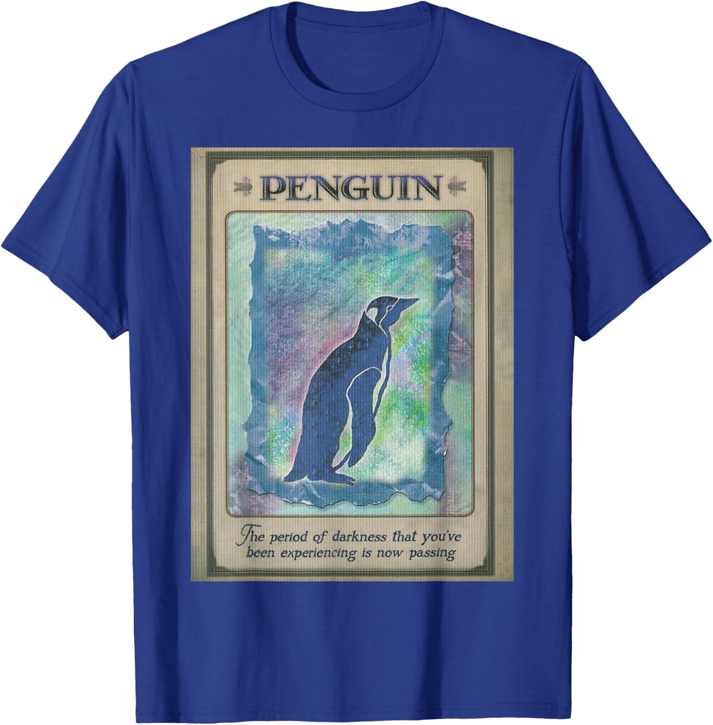 Penguin Tarot Card T-Shirt - T-Shirt | Royal