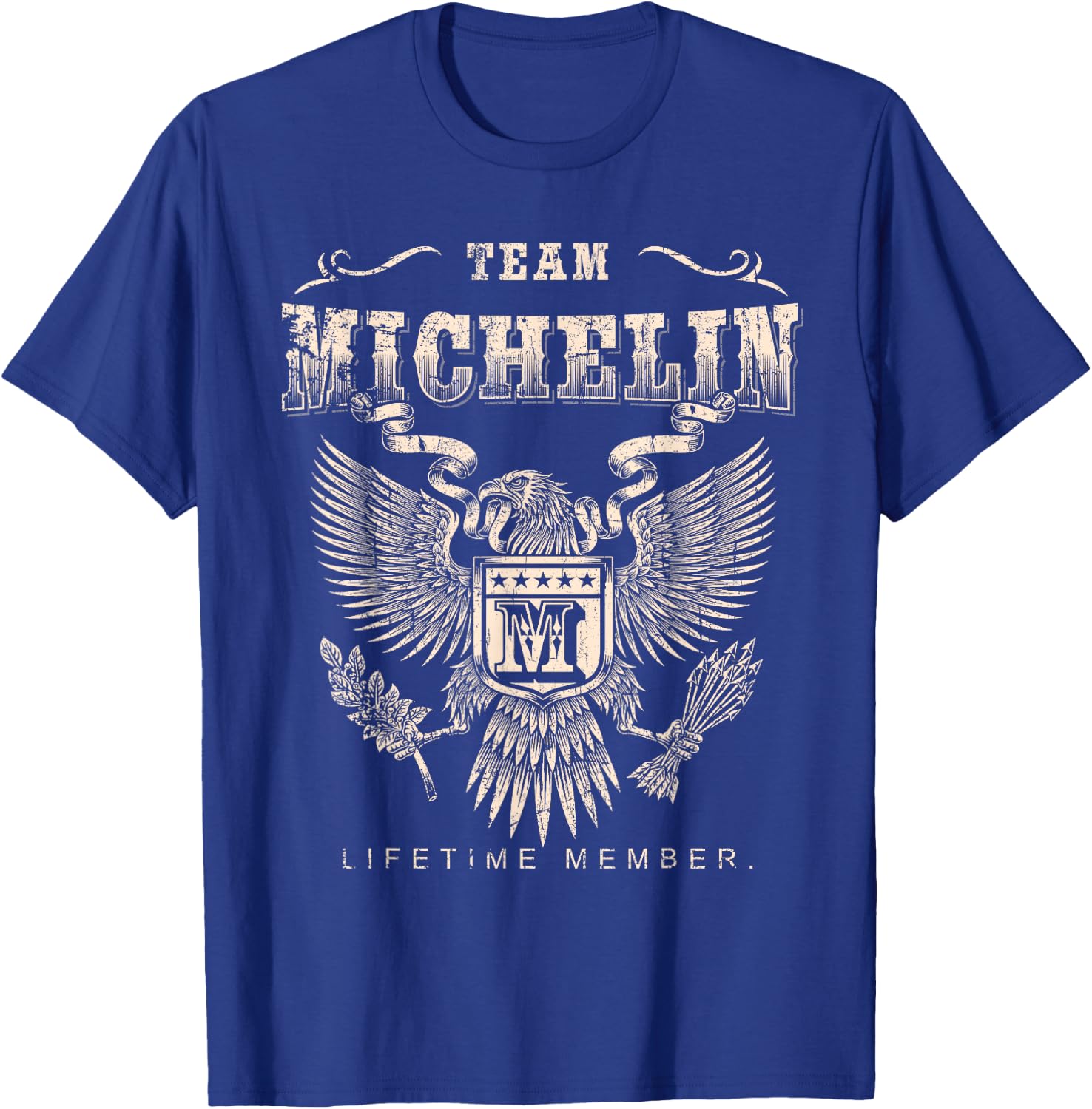 Lifetime member of the Michelin team - Name Michelin , Black, S T-Shirt - T-Shirt | Royal