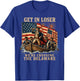 Vintage Get in Loser We're Crossing The Delaware T-Shirt - T-Shirt | Royal