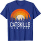 Catskills New York NY Shirt Retro Vintage 70s 80s 90s Gift T-Shirt - T-Shirt | Royal