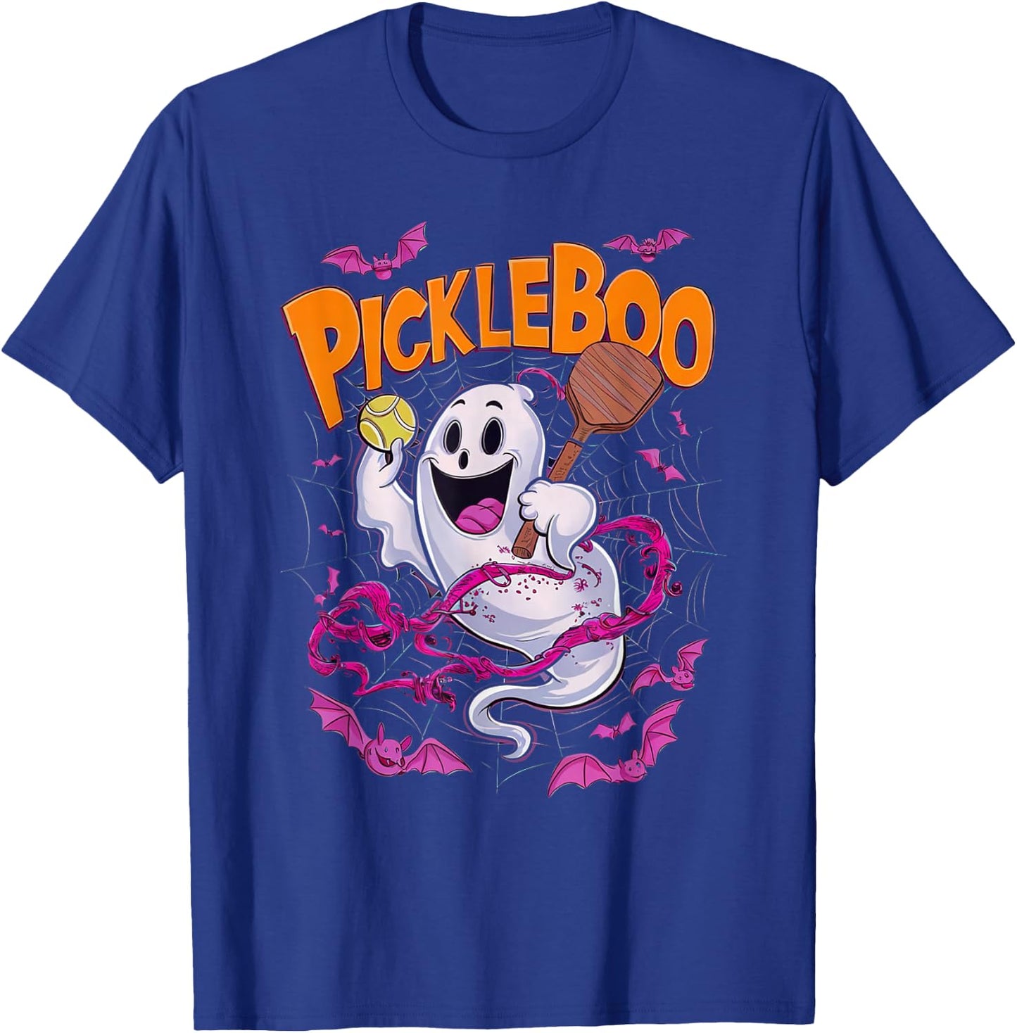 Pickleboo Funny Halloween Pickleball Costume T-Shirt - T-Shirt | Royal