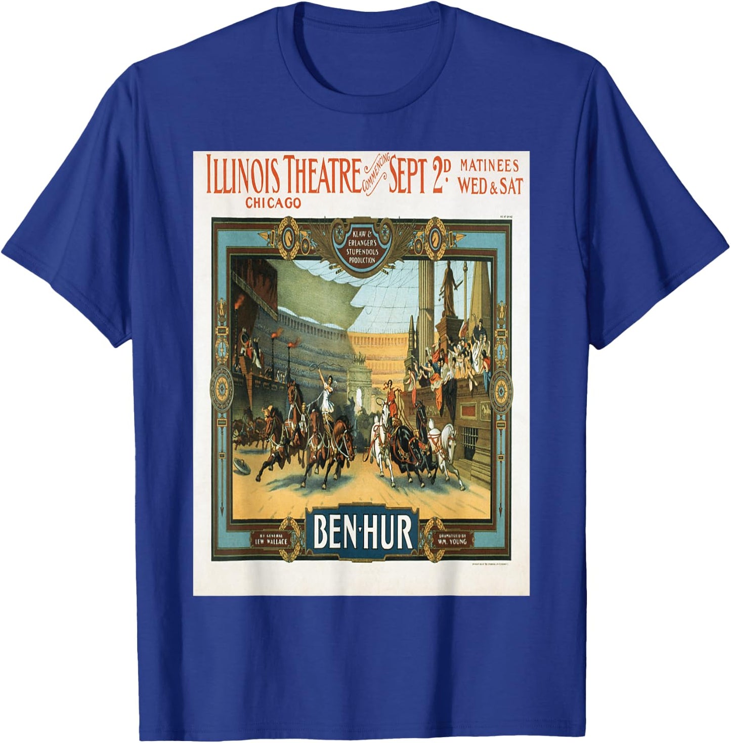 Vintage poster - Ben-Hur T-Shirt - T-Shirt | Royal