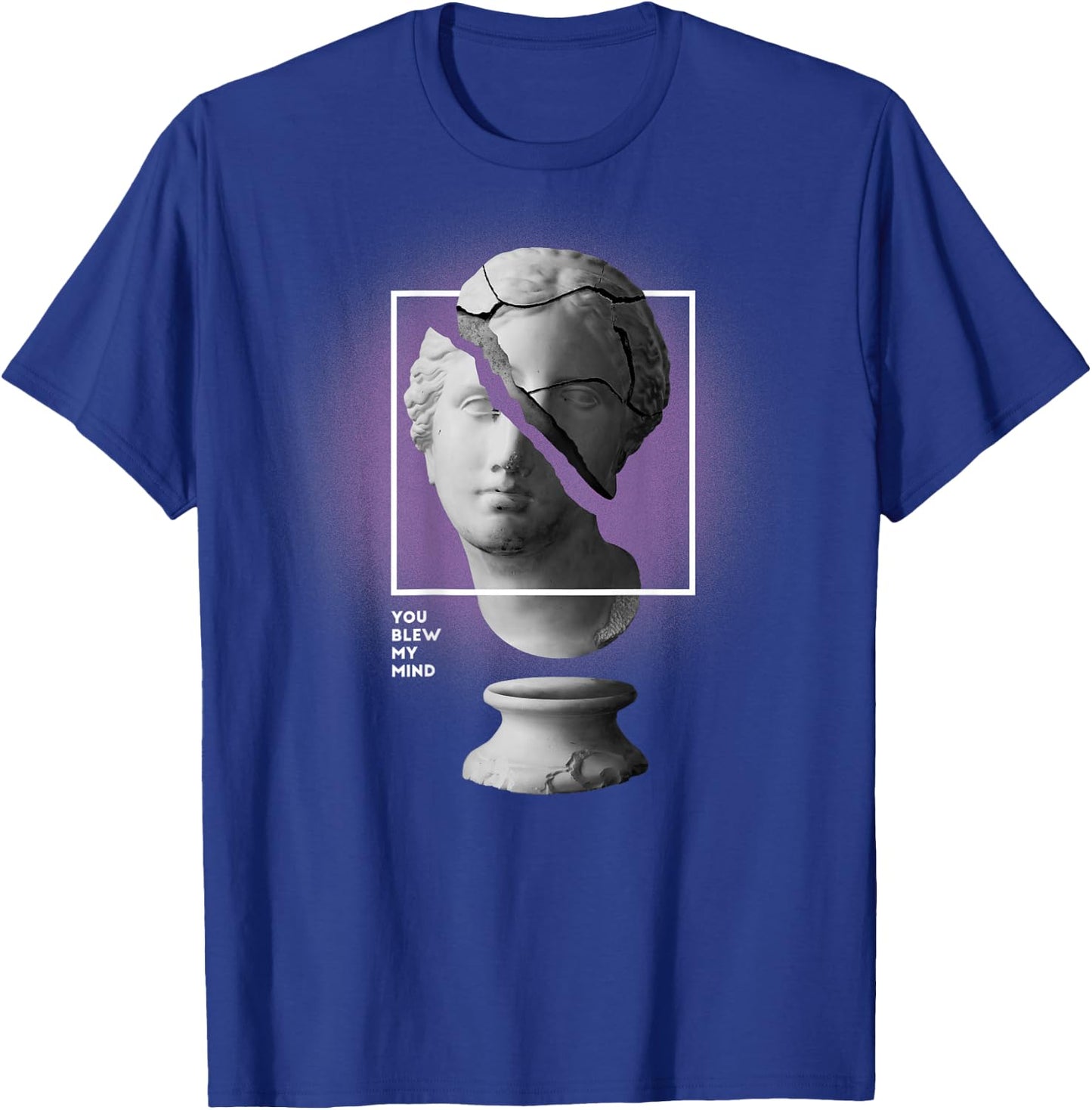 Backprint: Techno Musik Outfit oder EDM Party Raver Festival T-Shirt - T-Shirt | Royal