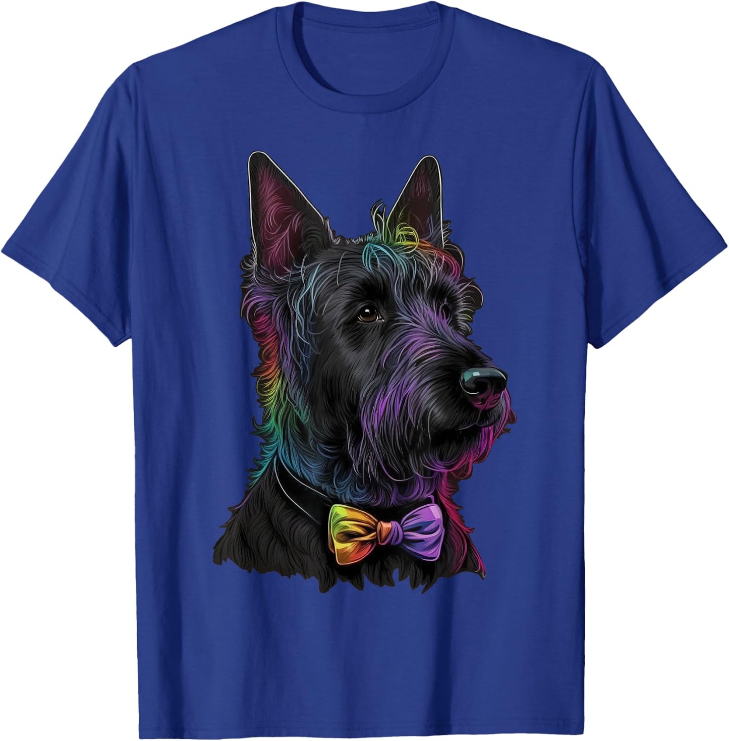 Cute Scottish Terrier Dog on Scottie Lover Women Kids T-Shirt - T-Shirt | Royal