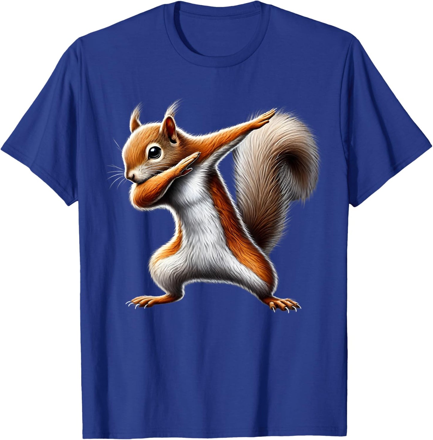 squirrel dabbing , Black, S T-Shirt - T-Shirt | Royal