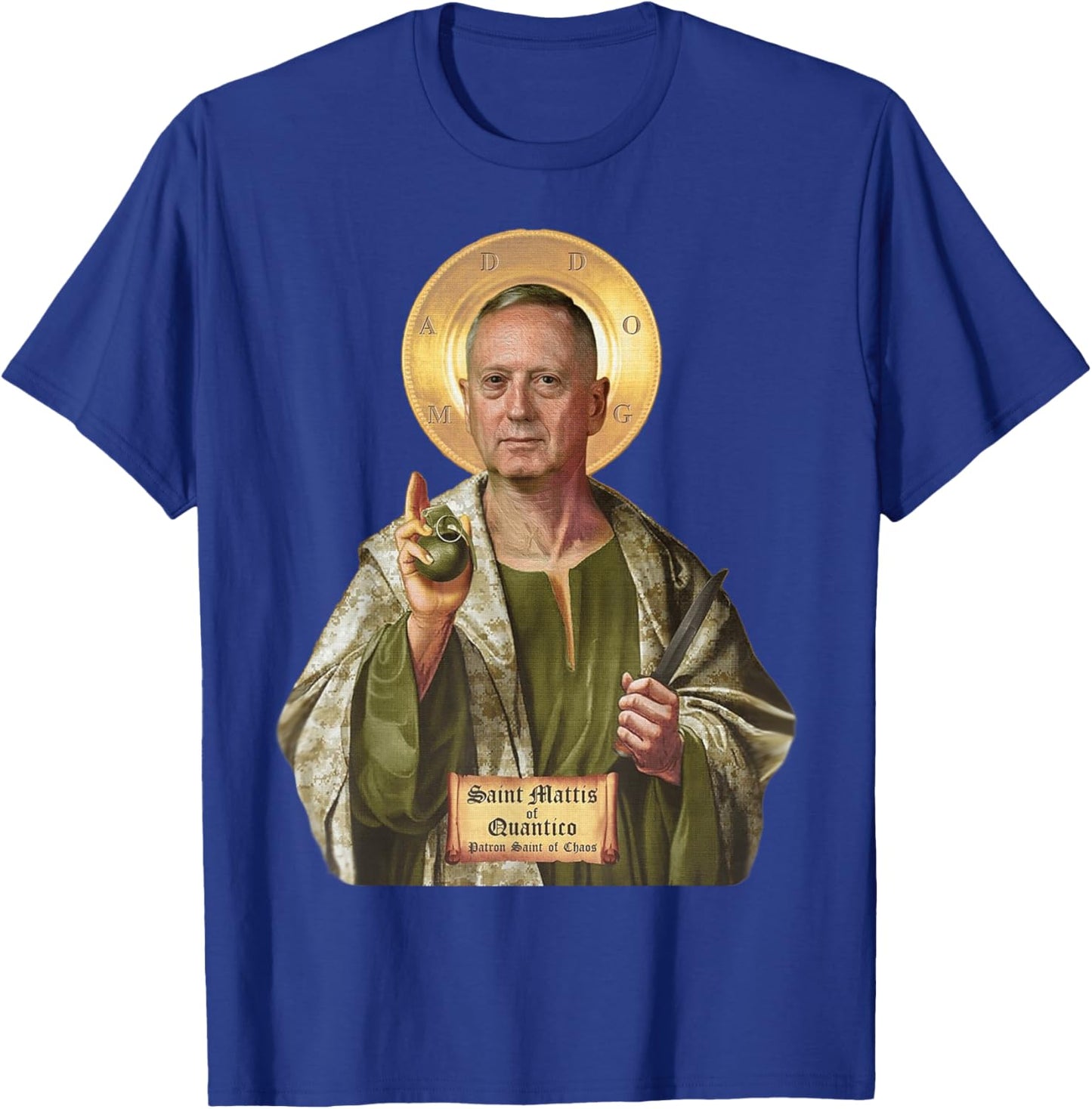 Secretary of Offense General Mattis Funny T-Shirt - T-Shirt | Royal