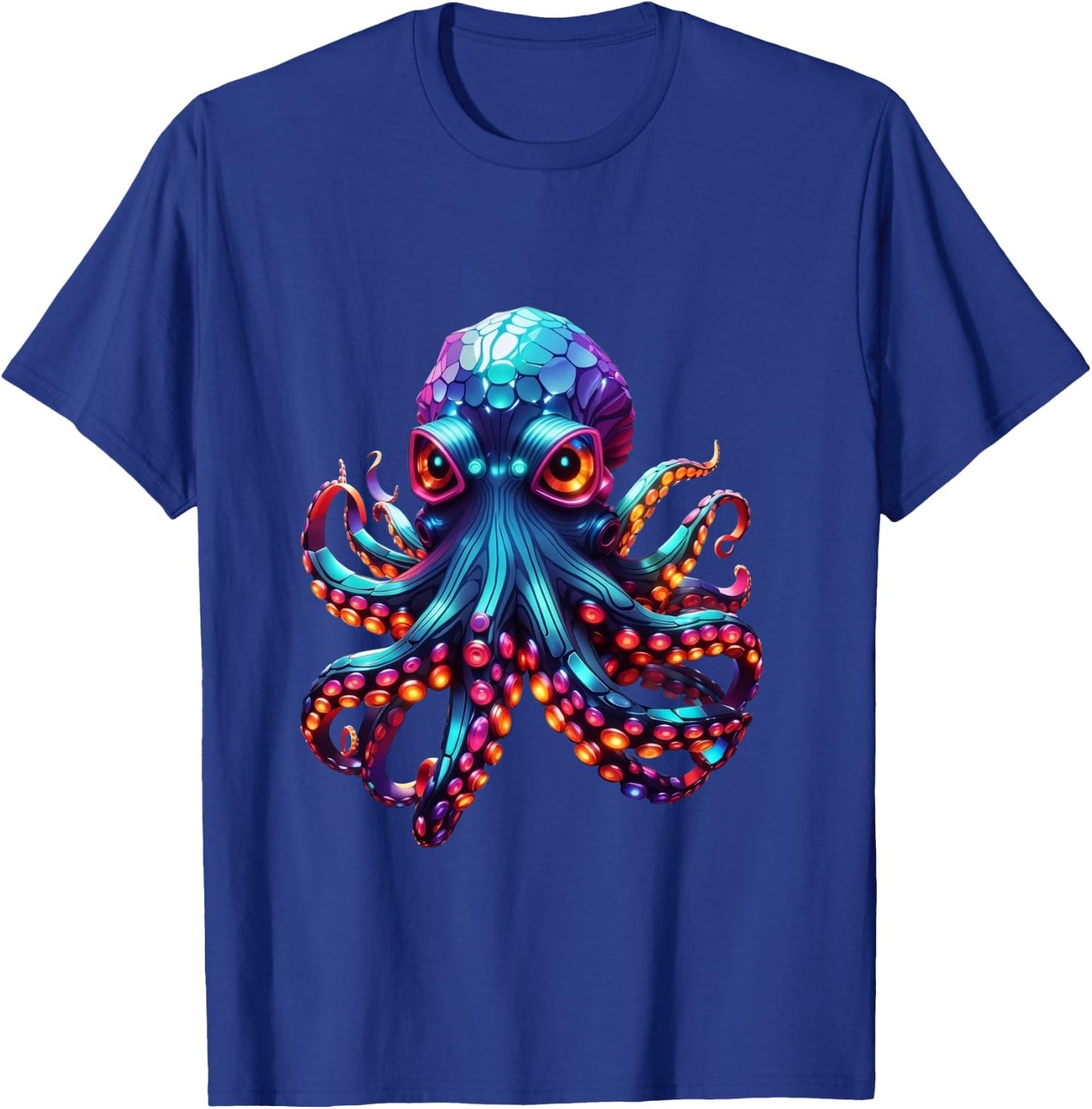 Glowing Octopus T-Shirt - T-Shirt | Royal