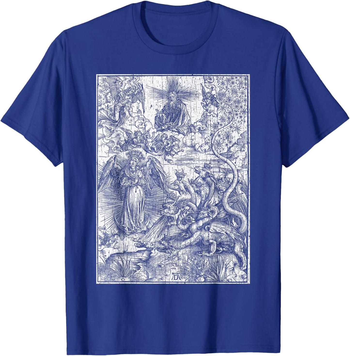 Dürer - Woman Of The Apocalypse And The Seven-Headed Dragon T-Shirt - T-Shirt | Royal