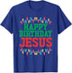 Happy Birthday Jesus | Christian Christmas T-Shirt - T-Shirt | Royal