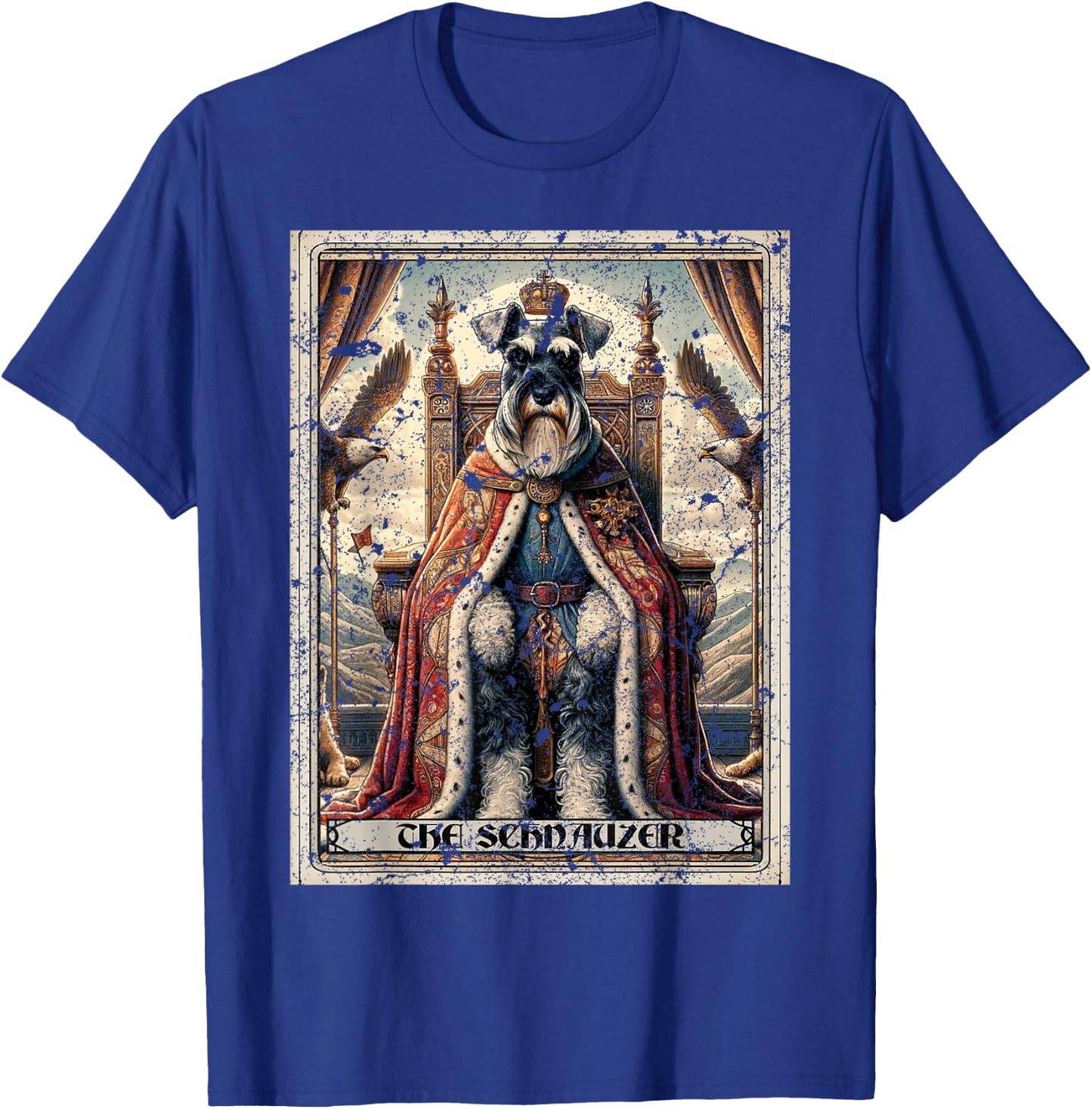 A Schnauzer Tarot Card Dog T-Shirt - T-Shirt | Royal