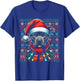 Christmas Pit bull Xmas Pit Bull Mom Dog Lover Santa T-Shirt - T-Shirt | Royal