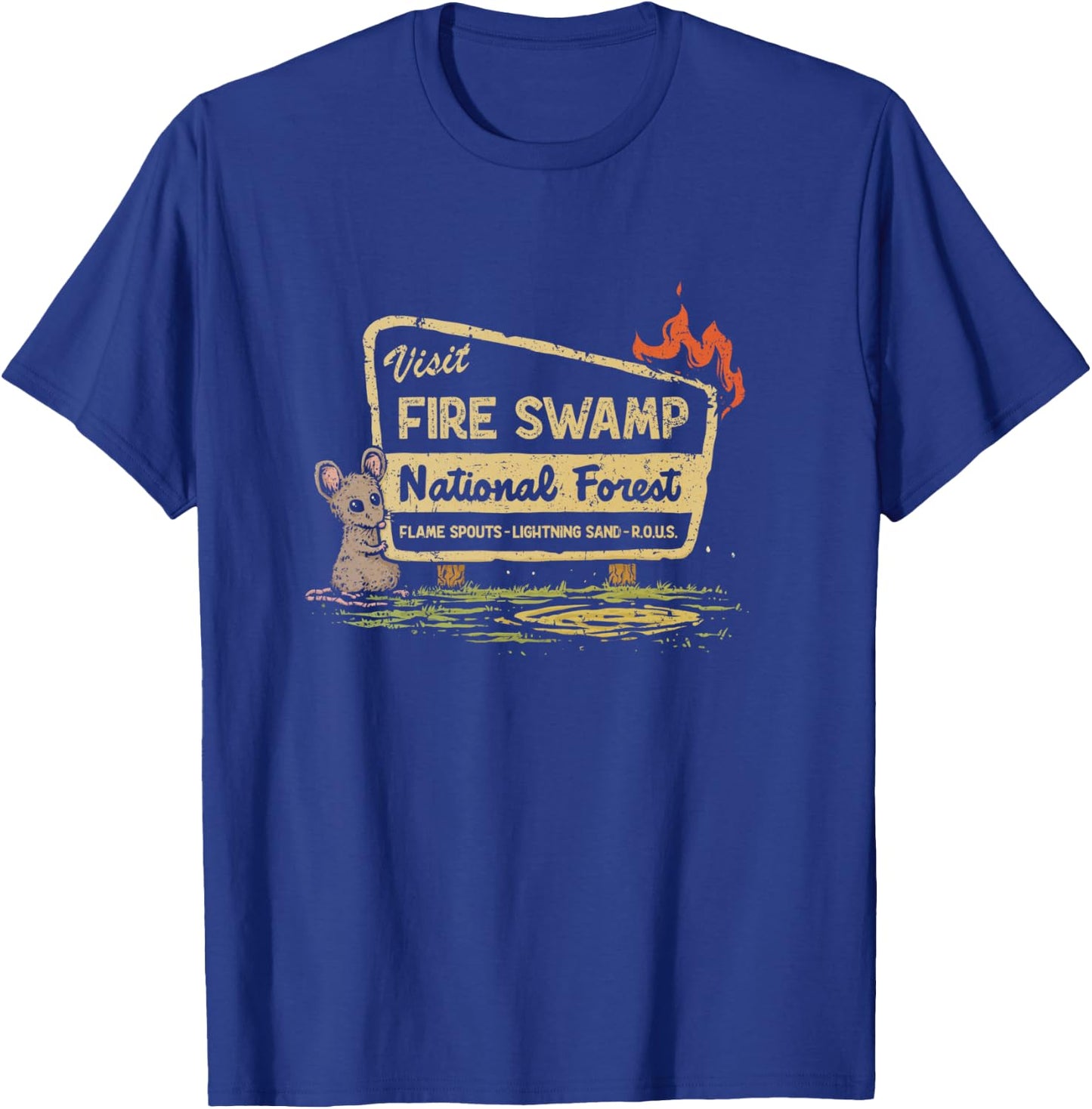 Fire Swamp National Forest T-Shirt - T-Shirt | Royal
