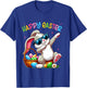 Funny Dabbing Bunny Easter Happy Easter for Boys Girls Adult T-Shirt - T-Shirt | Royal