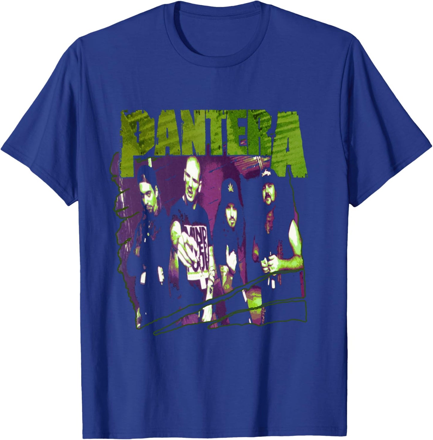 Pantera Offizielle Vintage-Skizze Langarmshirt T-Shirt - T-Shirt | Royal