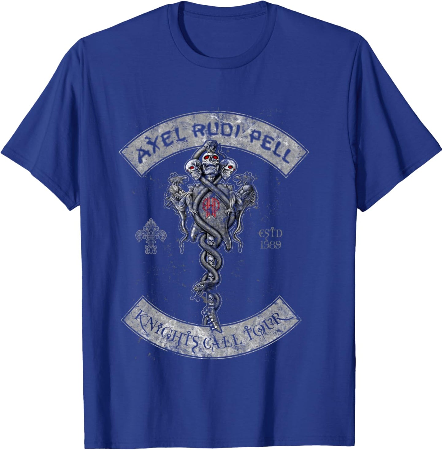 Axel Rudi Pell Tour 2018 Biker Shirt Black T-Shirt - T-Shirt | Royal