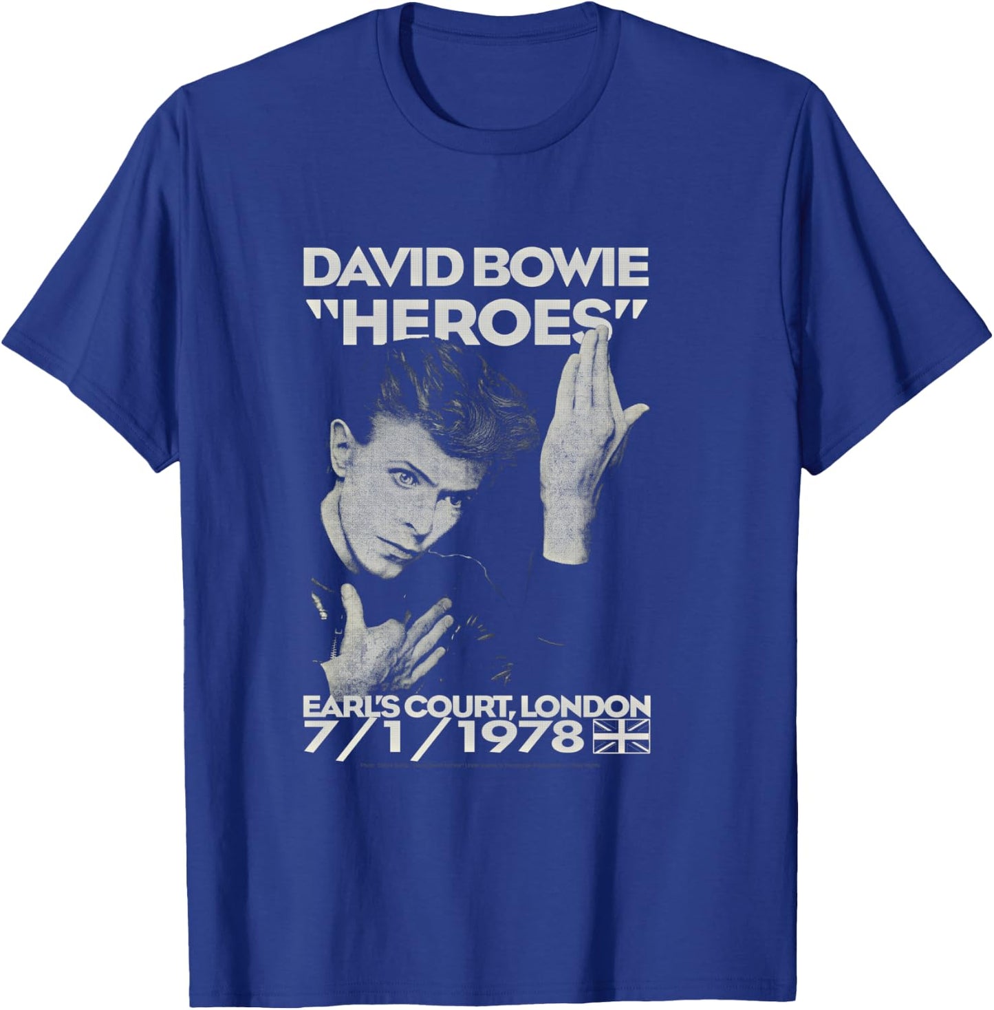 David Bowie - Earl's Short , Black, S T-Shirt - T-Shirt | Royal