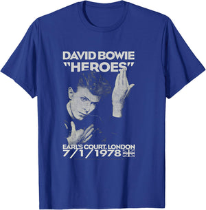 David Bowie - Earl's Short , Black, S T-Shirt - T-Shirt | Royal