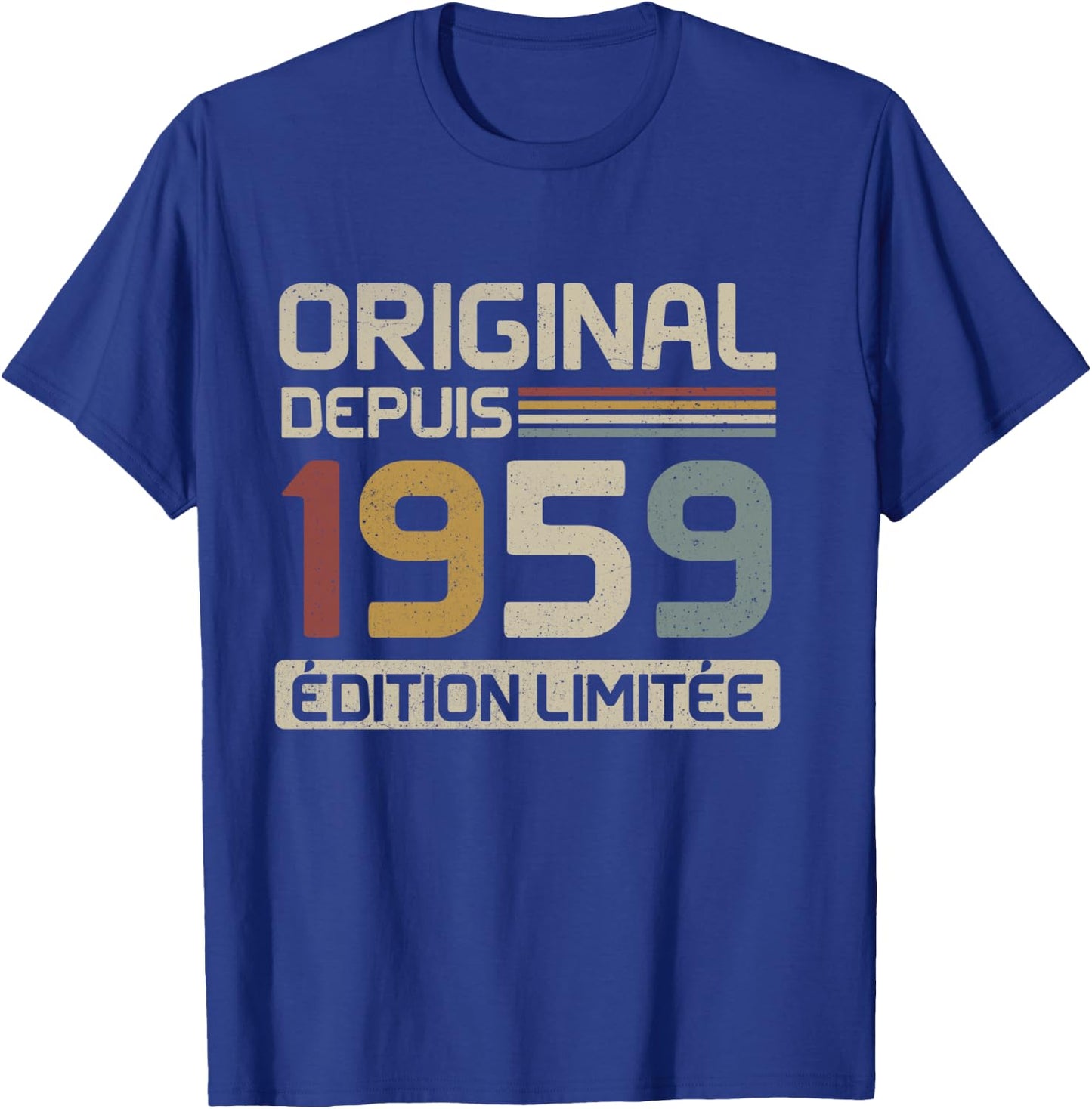Original 1959 Birthday Gift 66 Years Old anniv 66 years , Black, S T-Shirt - T-Shirt | Royal