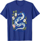 Mahjong Lover Mahjong Player Dragon Chinese Game Bird Bam T-Shirt - T-Shirt | Royal