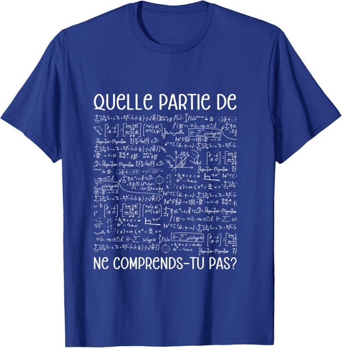 Humor Mathematician Gift Math Teacher or Physics , Black, S