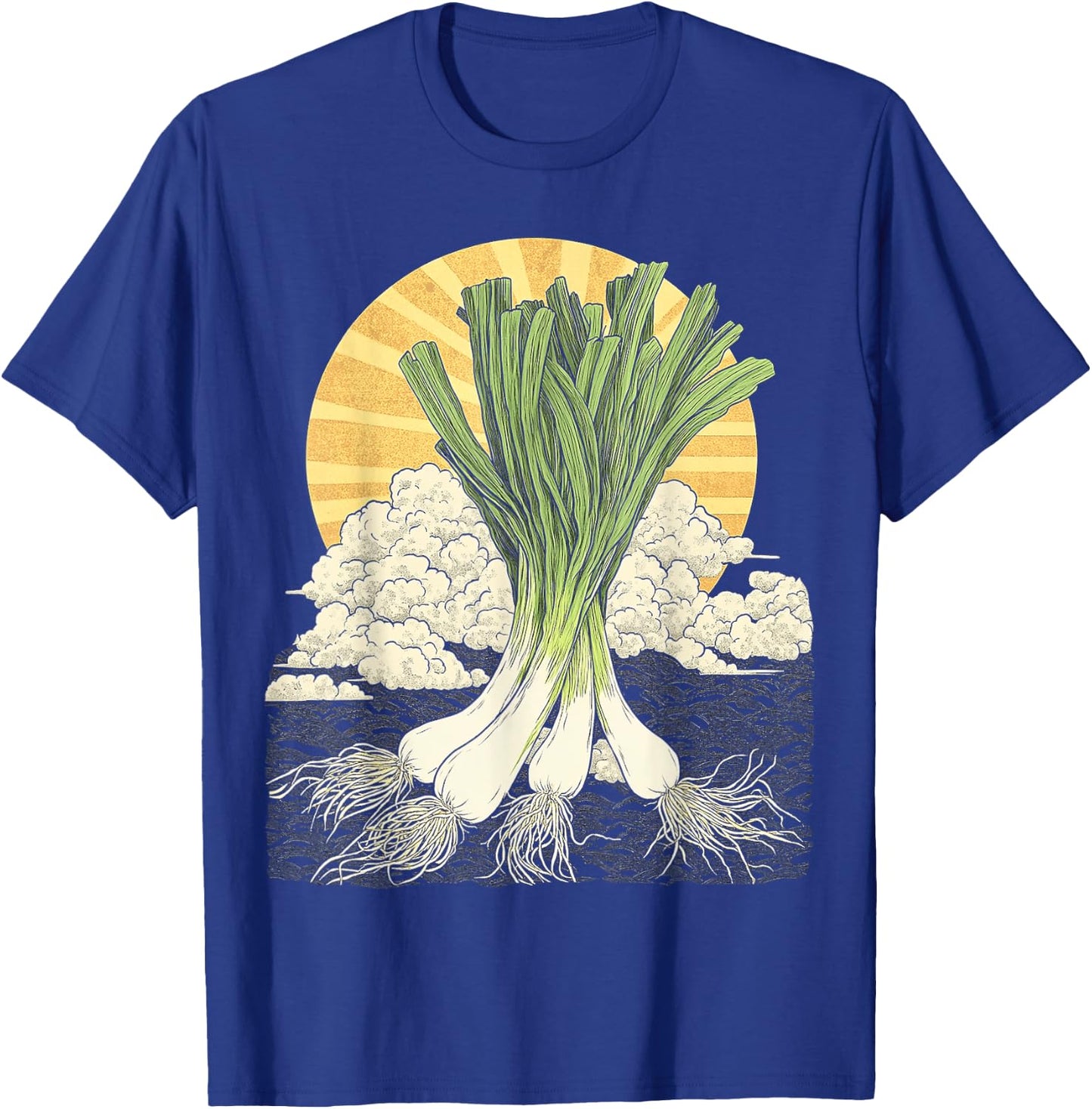 Poireau Motif Légumes Art Poireau T-Shirt - T-Shirt | Royal