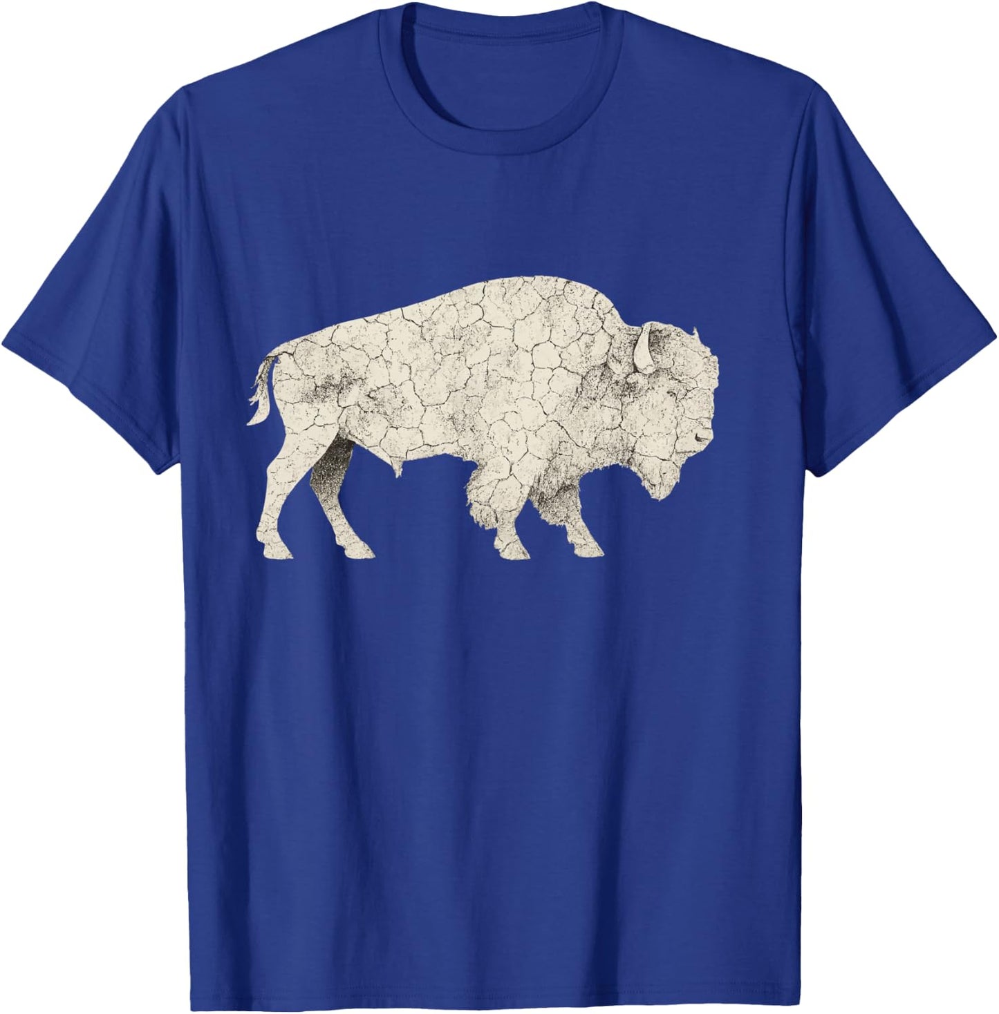 Bison American Buffalo T-Shirt - T-Shirt | Royal