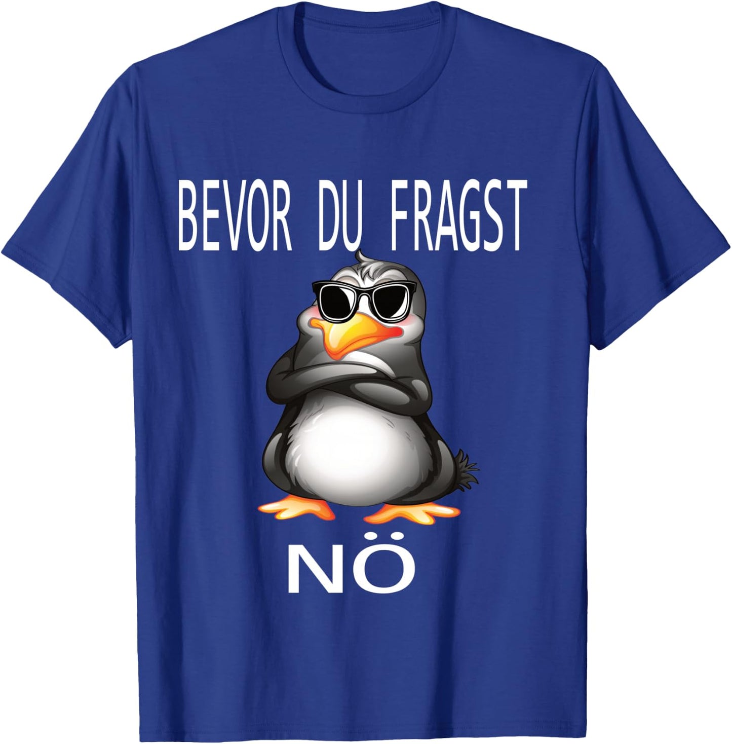 Funny Design with Cute Penguin Shirt, black T-Shirt - T-Shirt | Royal