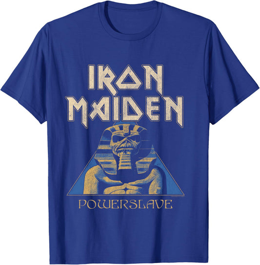 Iron Maiden - Pyramid Sphinx Navy , Blue, S T-Shirt - T-Shirt | Royal